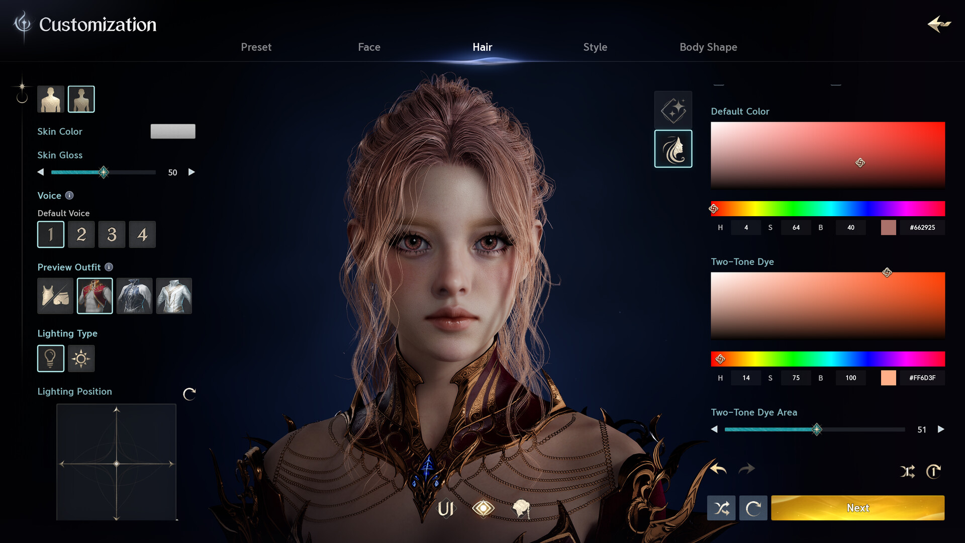 AION 2 のキャラクタ作成